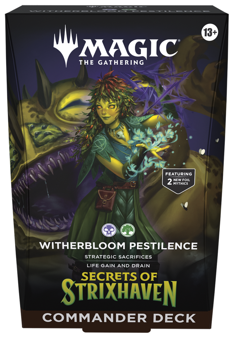 Magic: The Gathering Wizards of the Coast - Magic: The Gathering - Secrets of Strixhaven: Commander Deck - Witherbloom Pestilence (eng)