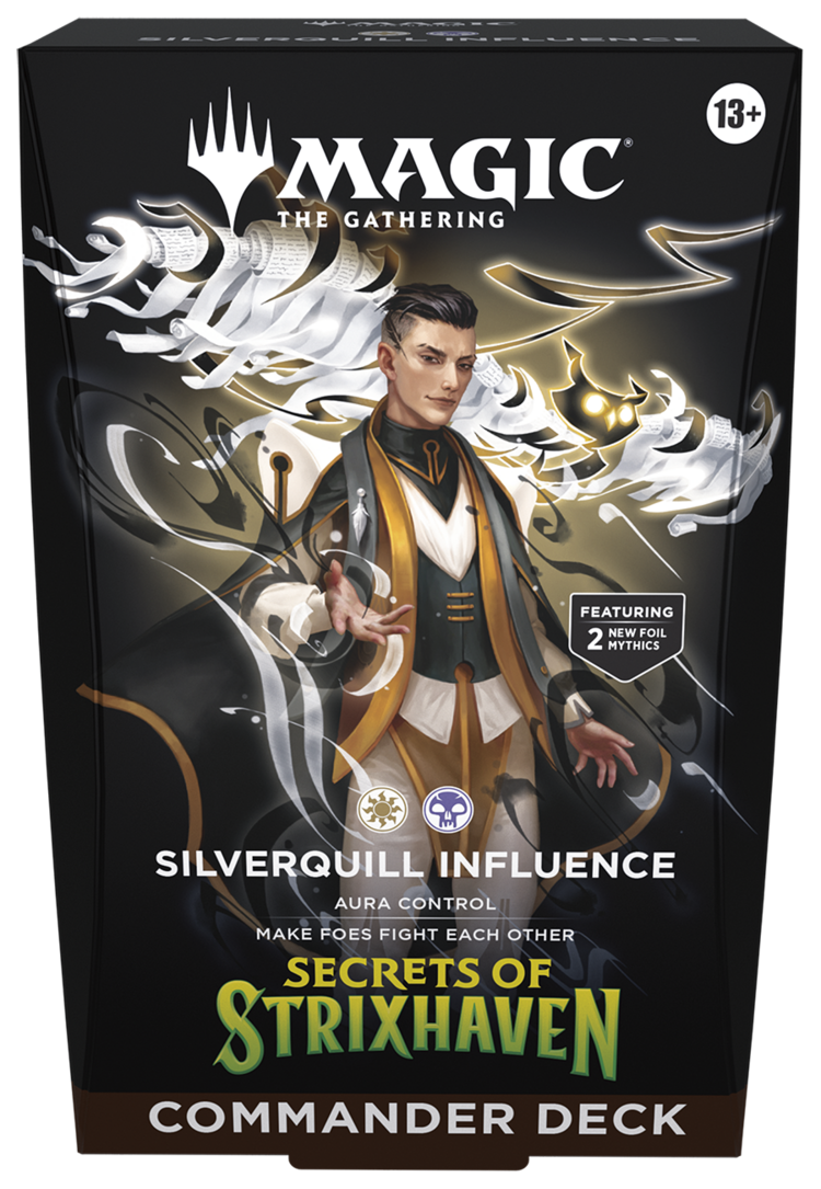 Magic: The Gathering Wizards of the Coast - Magic: The Gathering - Secrets of Strixhaven: Commander Deck - Silverquill Influence (eng)