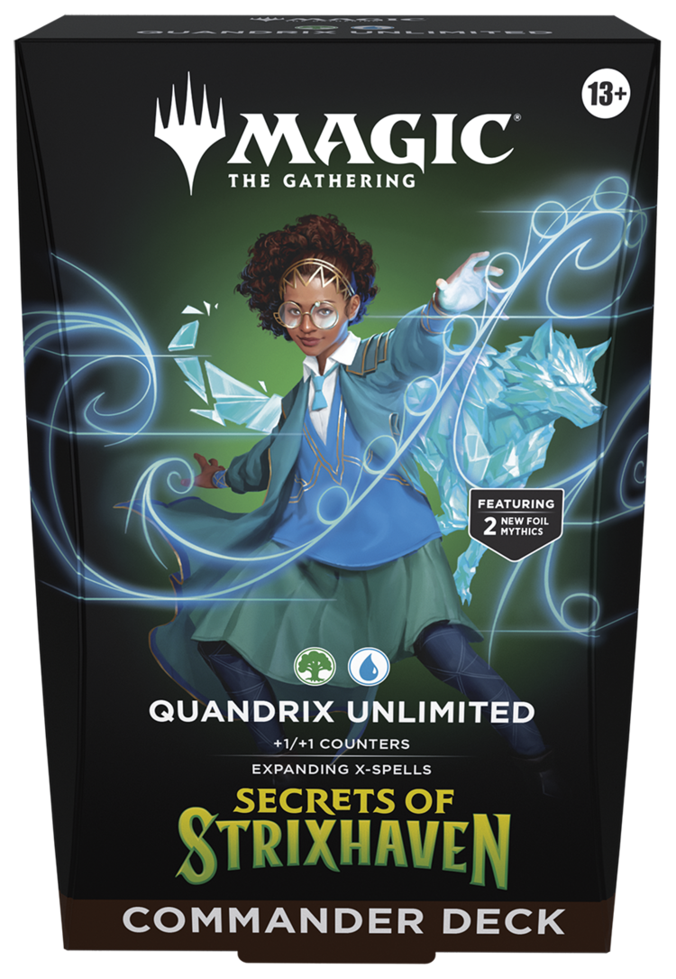 Magic: The Gathering Wizards of the Coast - Magic: The Gathering - Secrets of Strixhaven: Commander Deck - Quandrix Unlimited (eng)