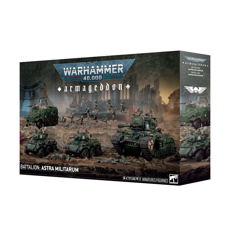 Games Workshop Warhammer Warhammer 40000 - Armageddon - Battalion: Astra Militarum