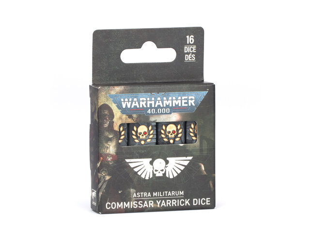 Games Workshop Warhammer Dice Set: Astra Militarum - Commissar Yarrick