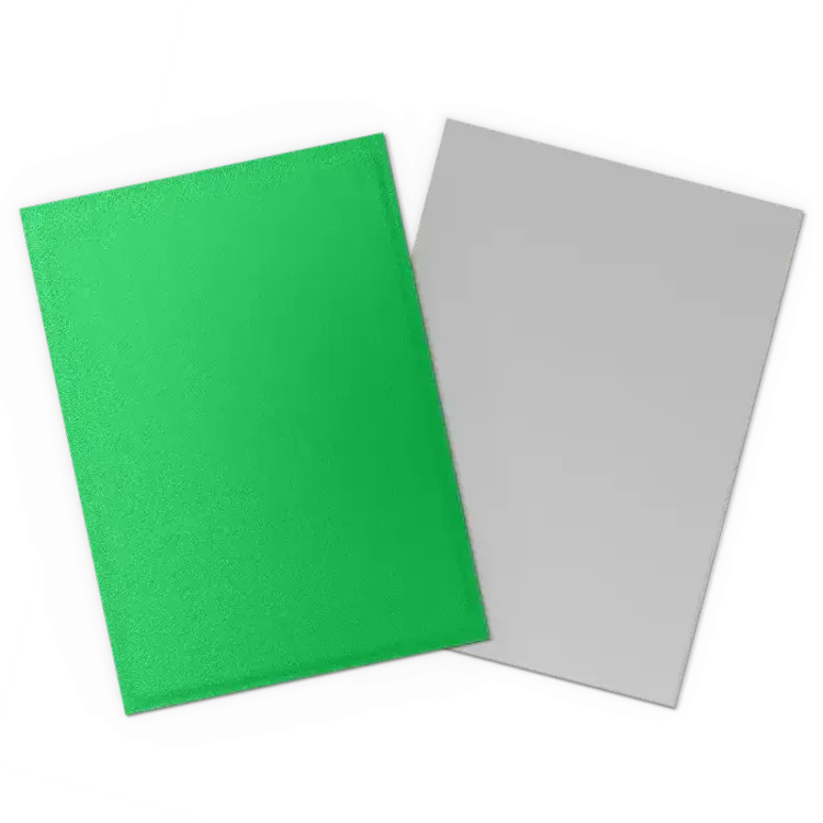 Dragon Shield Dragon Shield: Apple Green & Silver - Matte Dual Sleeves (100 Standard Size Sleeves)