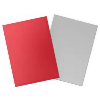 Dragon Shield Crimson & Silver - Matte Dual Sleeves (100 Standard Size Sleeves)