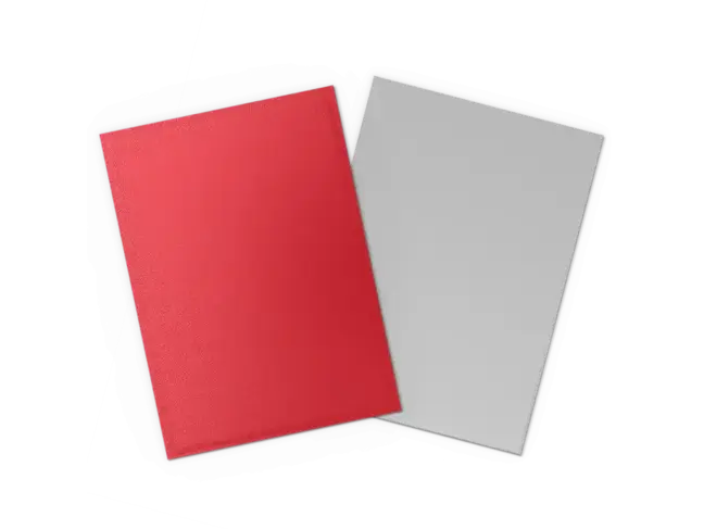 Dragon Shield Crimson & Silver - Matte Dual Sleeves (100 Standard Size Sleeves)