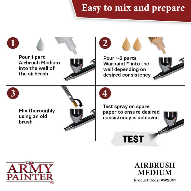 The Army Painter The Army Painter: Airbrush Medium - Thinner & Flow Improver