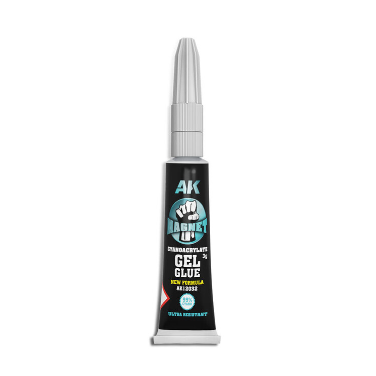 AK Interactive AK Interactive: Magnet Ultra Resistant Cyanocrylate Glue 3g (Super Glue)