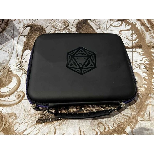 GlassStaff GlassStaff - Crit Stones: Arcanum Luxury Dice Case - Black