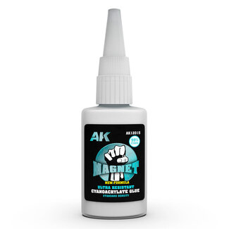 AK Interactive Magnet Ultra Resistant Cyanocrylate Glue 20g (Super Glue)