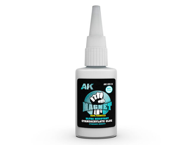 AK Interactive Magnet Ultra Resistant Cyanocrylate Glue 20g (Super Glue)