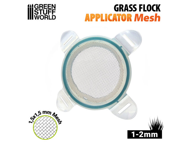 Green Stuff World Grass Flock Applicator - Small Mesh