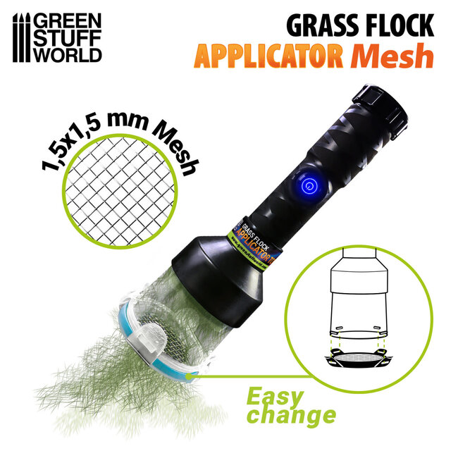 Green Stuff World Green Stuff World: Grass Flock Applicator - Small Mesh
