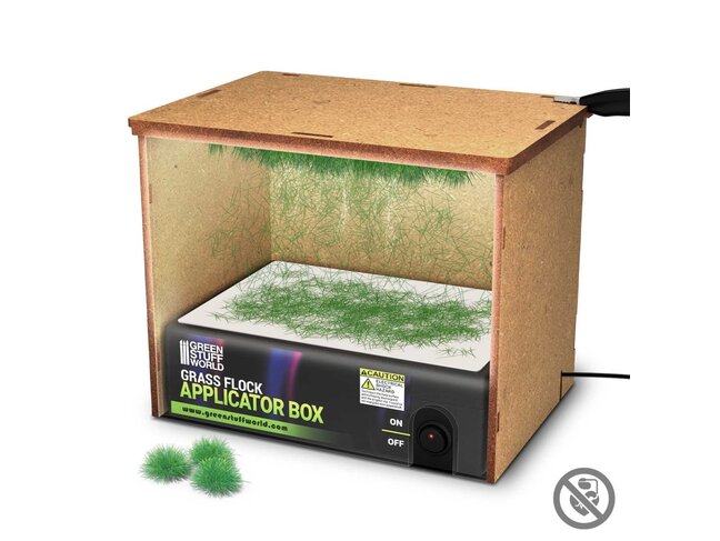 Green Stuff World Grass Flock Applicator Box