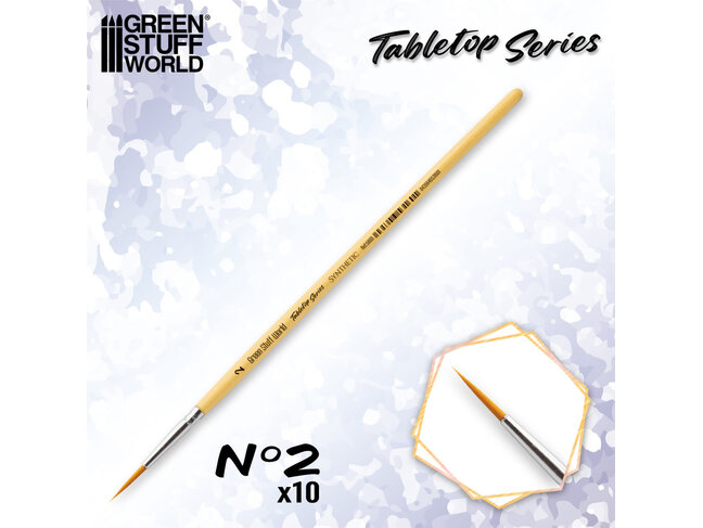 Green Stuff World TABLETOP SERIES - SYNTHETIC BRUSH 2