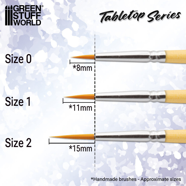 Green Stuff World GREEN STUFF WORLD: TABLETOP SERIES - SYNTHETIC BRUSH 1