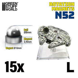 Green Stuff World Rotation Magnets - L (15)