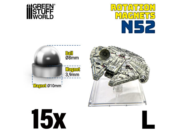 Green Stuff World Rotation Magnets - L (15)