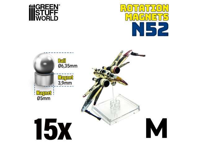 Green Stuff World Rotation Magnets - M (15)