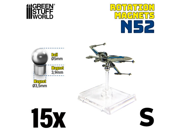 Green Stuff World Rotation Magnets - S (15)