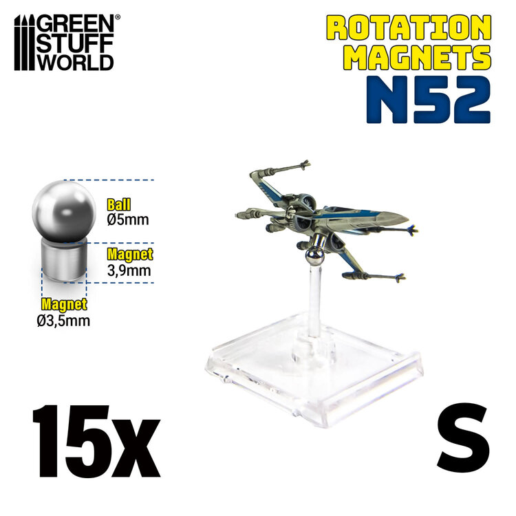 Green Stuff World Green Stuff World: Rotation Magnets - S (15)