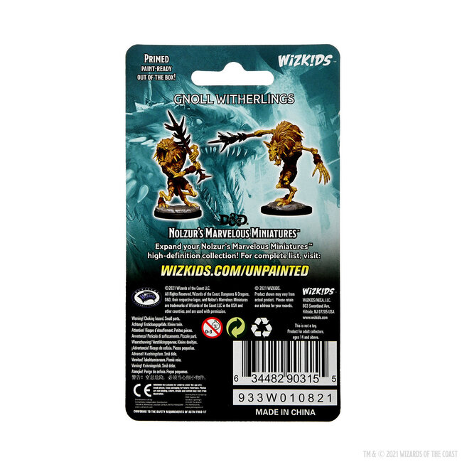 Wizkids Wizkids - Nolzur's Marvelous Miniatures: Gnoll Witherlings