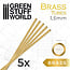 Green Stuff World Green Stuff World: Brass Tubes 1.5mm (5)