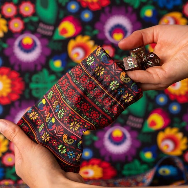 Q Workshop Q Workshop: Full Art Dice Pouch - Krajka