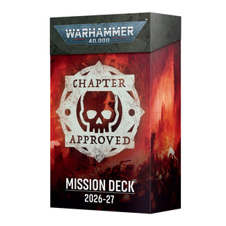Games Workshop Warhammer 40000: Chapter Approved - Mission Deck 2026-27 (eng)