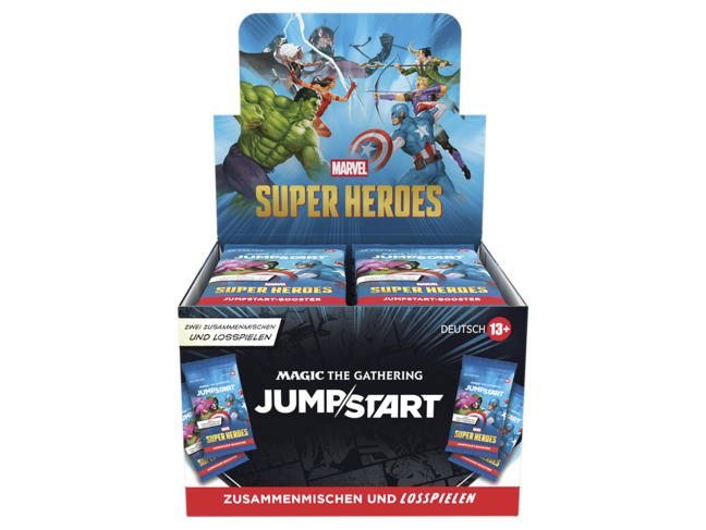 Magic: The Gathering Marvel Super Heroes: Jumpstart Booster Display (deu)