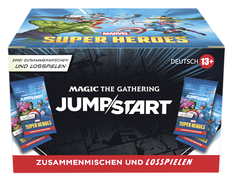 Magic: The Gathering Marvel Super Heroes: Jumpstart Booster Display (deu)