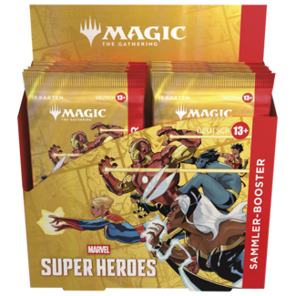 Magic: The Gathering Marvel Super Heroes: Sammler Booster Display (deu)