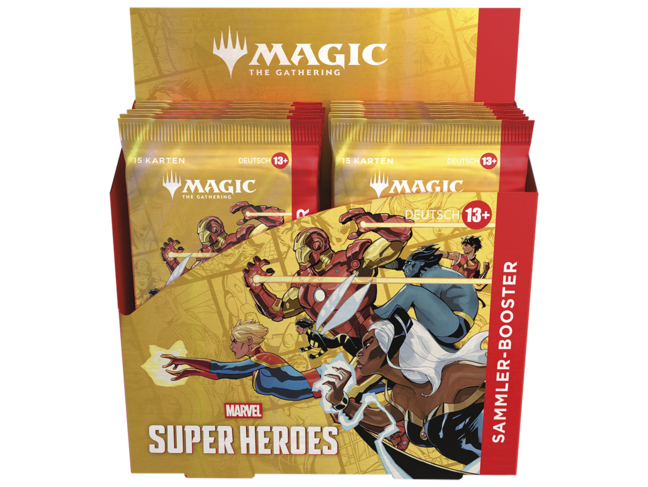 Magic: The Gathering Marvel Super Heroes: Sammler Booster Display (deu)