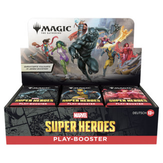 Magic: The Gathering Marvel Super Heroes: Play Booster Display (deu)