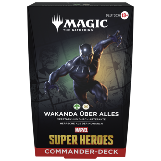 Magic: The Gathering Marvel Super Heroes: Commander Deck - Wakanda Über Alles (deu)