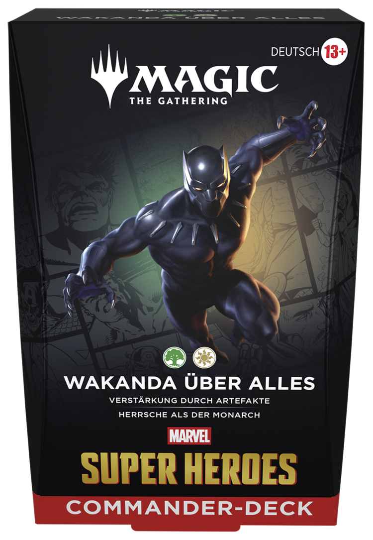Magic: The Gathering Marvel Super Heroes: Commander Deck - Wakanda Über Alles (deu)