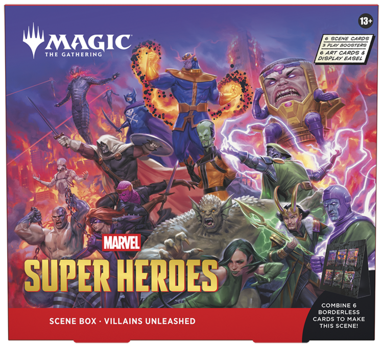 Magic: The Gathering Wizards of the Coast - Magic: The Gathering - Marvel Super Heroes: Scene Box  - Villains Unleashed (eng)