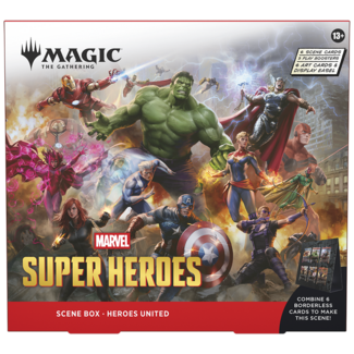 Magic: The Gathering Marvel Super Heroes: Scene Box - Heroes United (eng)