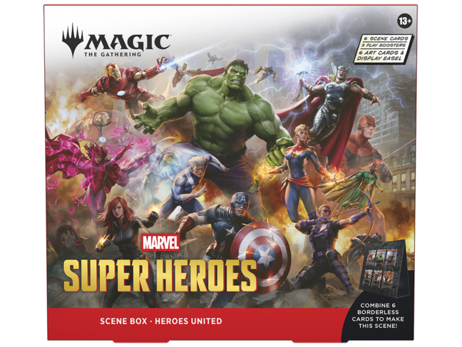 Magic: The Gathering Marvel Super Heroes: Scene Box - Heroes United (eng)