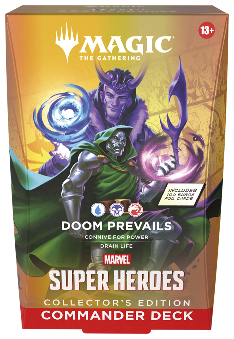 Magic: The Gathering Wizards of the Coast - Magic: The Gathering - Marvel Super Heroes: Collector's Commander Deck - Doom Prevails (eng)