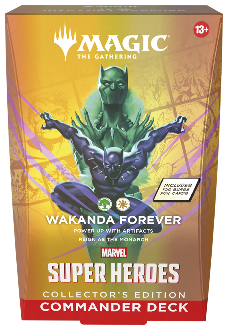 Magic: The Gathering Wizards of the Coast - Magic: The Gathering - Marvel Super Heroes: Collector's Commander Deck - Wakanda Forever (eng)