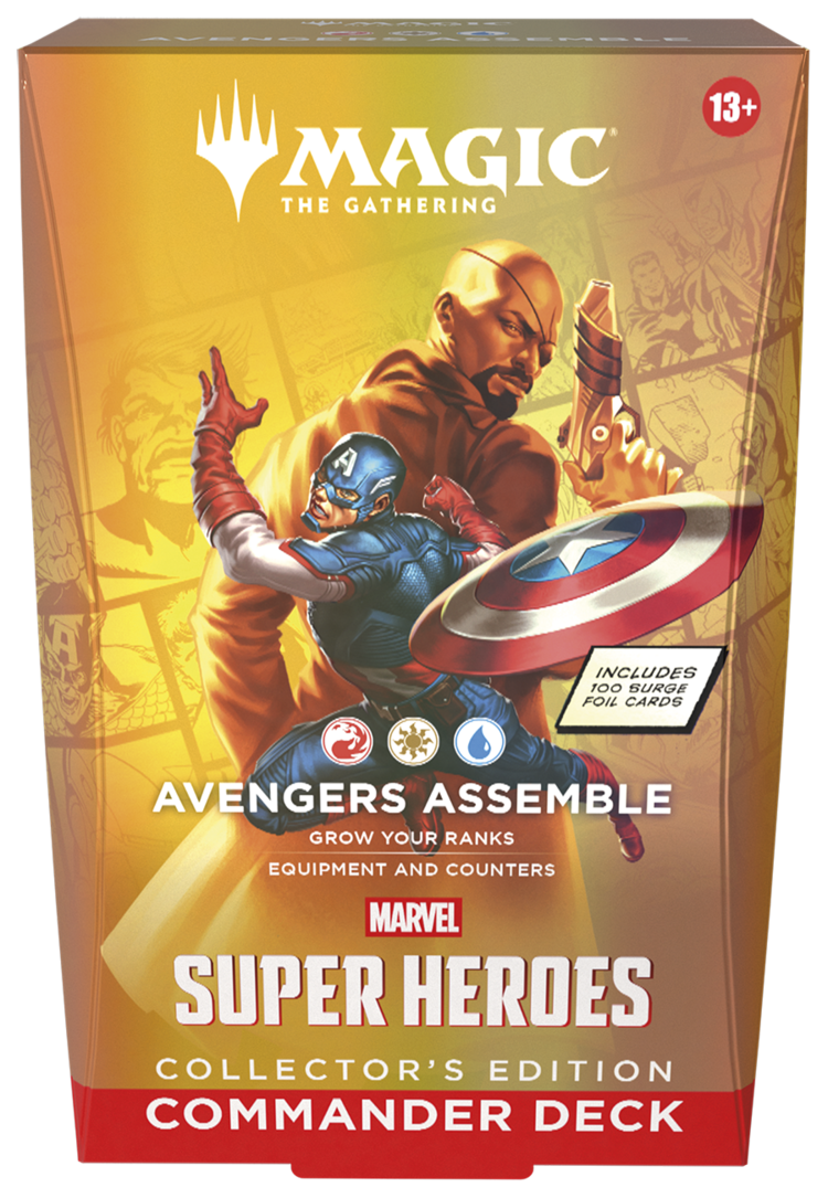 Magic: The Gathering Wizards of the Coast - Magic: The Gathering - Marvel Super Heroes: Collector's Commander Deck - Avengers Assemble (eng)