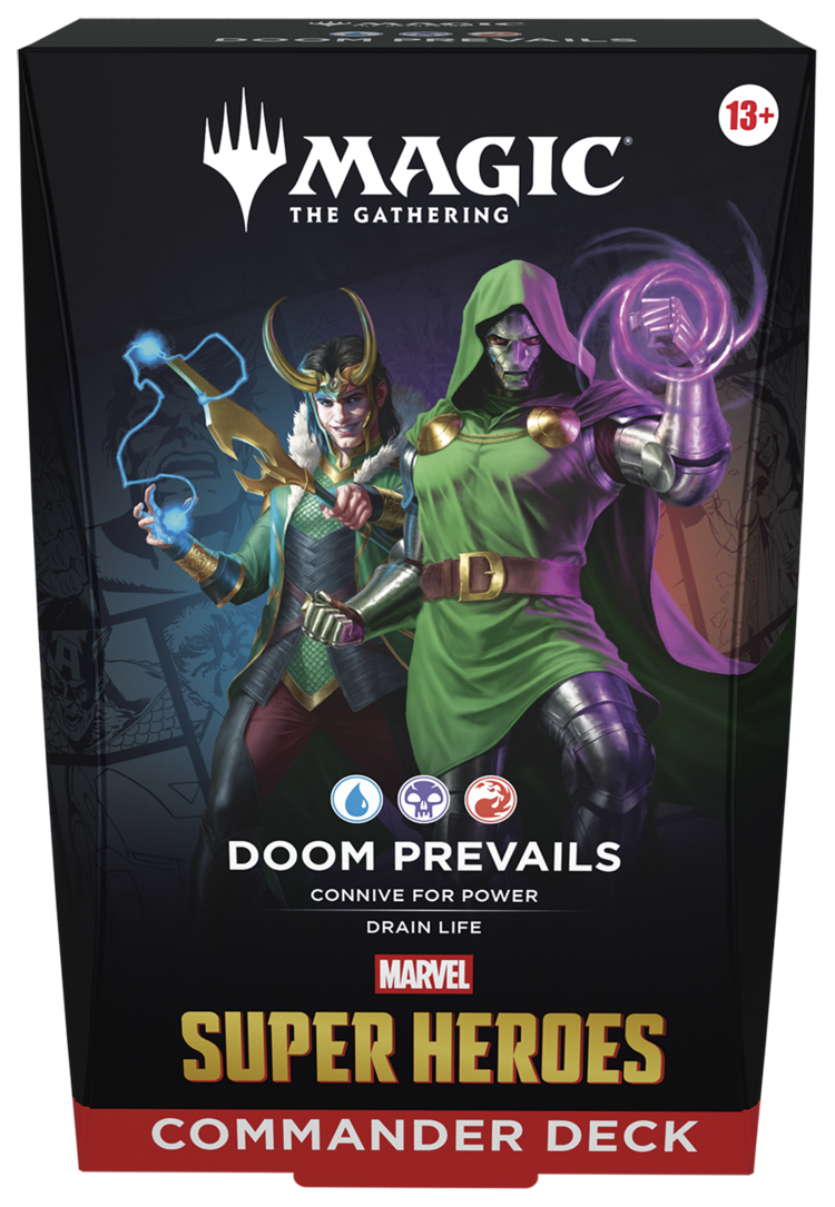 Magic: The Gathering Wizards of the Coast - Magic: The Gathering - Marvel Super Heroes: Commander Deck - Doom Prevails (eng)