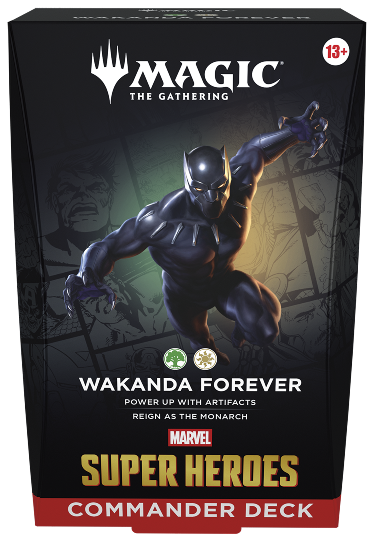Magic: The Gathering Wizards of the Coast - Magic: The Gathering - Marvel Super Heroes: Commander Deck - Wakanda Forever (eng)