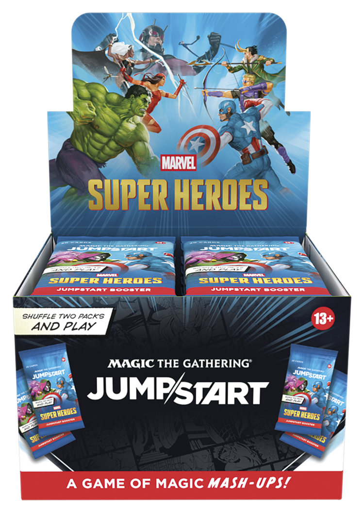 Magic: The Gathering Marvel Super Heroes: Jumpstart Booster Display (eng)