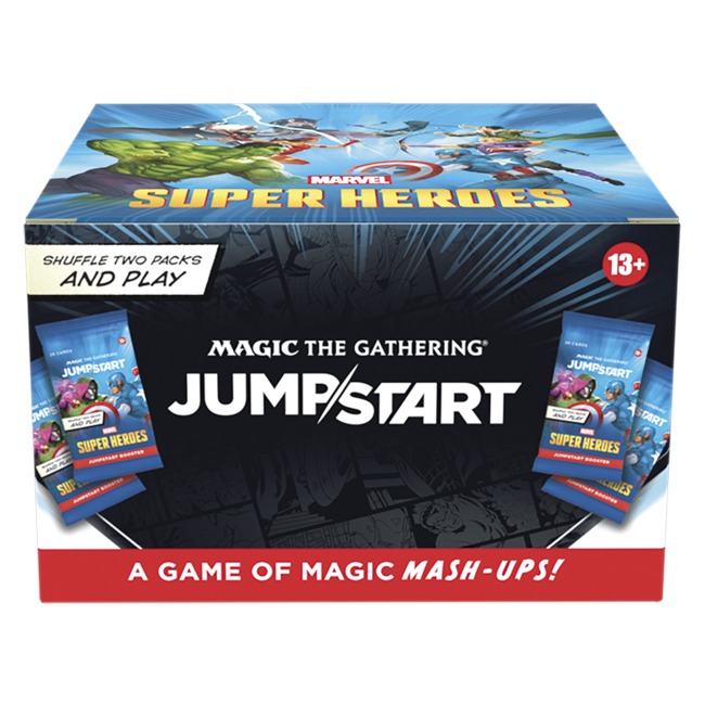 Magic: The Gathering Wizards of the Coast - Magic: The Gathering - Marvel Super Heroes: Jumpstart Booster Display (eng)