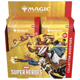Magic: The Gathering Marvel Super Heroes: Collector Booster Display (eng)