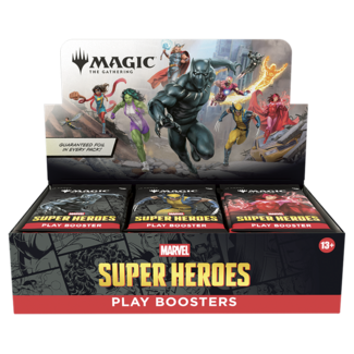 Magic: The Gathering Marvel Super Heroes: Play Booster Display (eng)