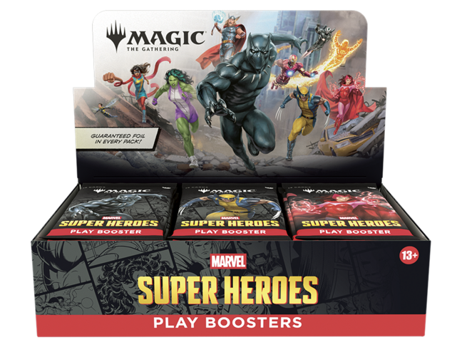 Magic: The Gathering Marvel Super Heroes: Play Booster Display (eng)