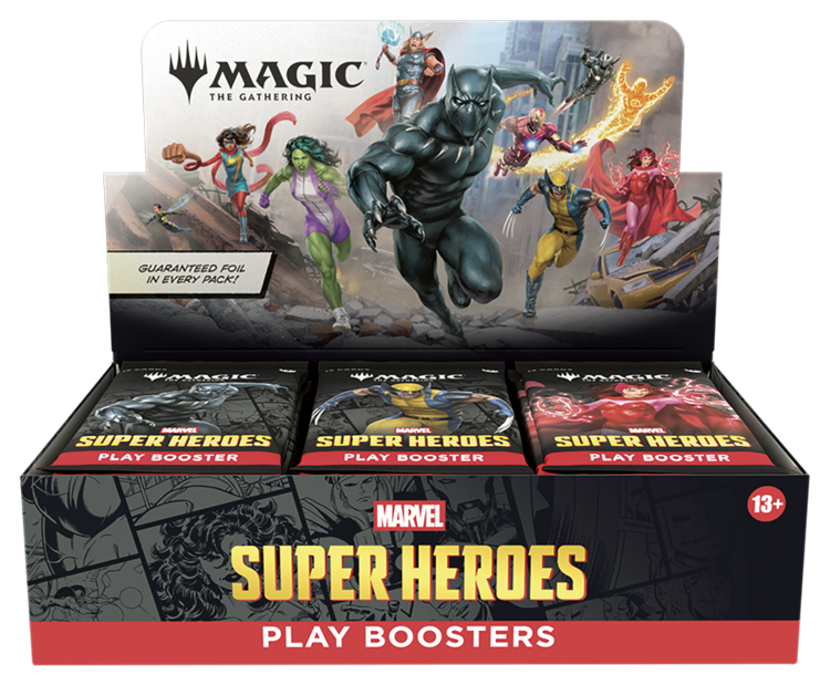 Magic: The Gathering Marvel Super Heroes: Play Booster Display (eng)