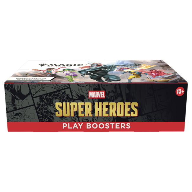Magic: The Gathering Wizards of the Coast - Magic: The Gathering - Marvel Super Heroes: Play Booster Display (eng)