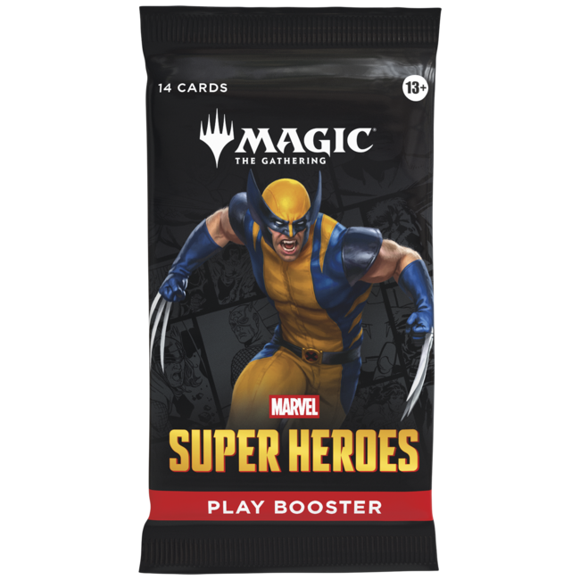 Magic: The Gathering Wizards of the Coast - Magic: The Gathering - Marvel Super Heroes: Play Booster (eng)